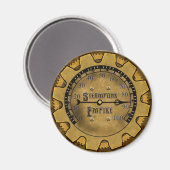 Das Steampunk Empire Magnet (Vorderseite/Rückseite)