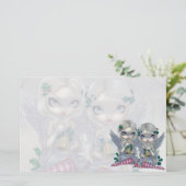 "Das Stechpalmen-und der Efeu-" Briefpapier (Stehend Vorderseite)