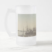 Das Steen, Antwerpen, Belgien Mattglas Bierglas (Links)