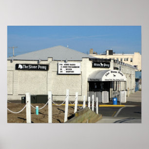Das Steinpony in Asbury Park NJ Poster