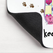 Das Steppen behält mich GESUND! Mousepad (Ecke)