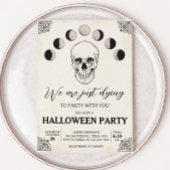 Das Sterben an Party Skull-Halloween-Party Einladung