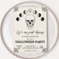 Das Sterben an Party Skull-Halloween-Party