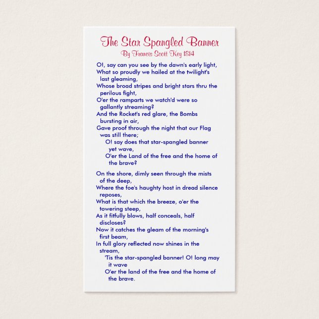 Das Sternenbanner (4) (Vorderseite)