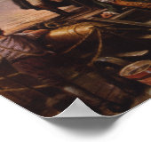 Das Sternenbanner Light Edward Percy Moran Poster (Ecke)