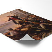 Das Sternenbanner Light Edward Percy Moran Poster (Ecke)