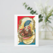 Das Sternenbanner Postkarte (Stehend Vorderseite)