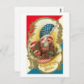 Das Sternenbanner Postkarte (Vorne/Hinten)