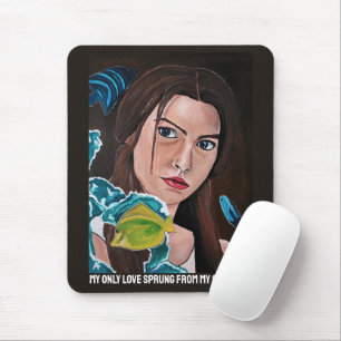 Das Sternenkreuz-Verliebten-Gemälde von Alfred Fox Mousepad