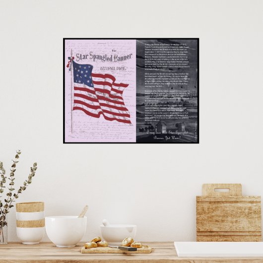 Das sternförmige Banner Poster (Küche)