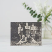 Das Stiefmütterchen-Schwimmteam Postkarte (Stehend Vorderseite)