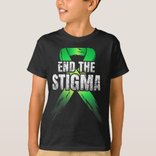 Das Stigma - Grüne Schleife des Bewusstseins für p T-Shirt