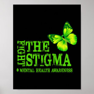 Das Stigma Mental Health Awareness Montag Poster