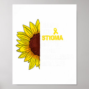 Das Stigma Psychische Gesundheit Bewusstseinsprobl Poster