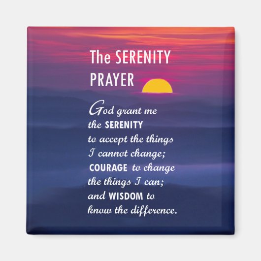 Das Stille Gebet 2 Magnet (Vorne)