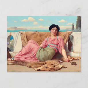 Das stille Haustier von Godward Postkarte