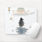 Das Stille Pfad-Mauspad Mousepad (Mit Mouse)