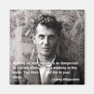 Das Stillstehen auf Ihren Lorbeer ist als Dan… Magnet