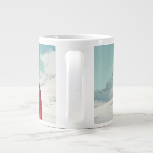 Das stilvolle Abenteuer in Avia Jumbo-Tasse (Rückseite)