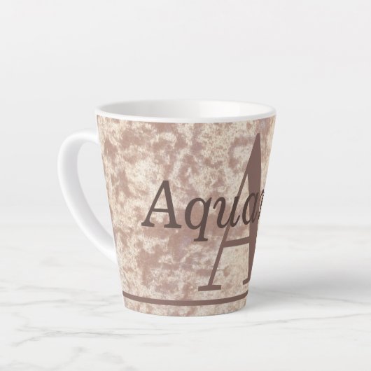 Das stilvolle Aquarius Sternzeichen Tasse Cup Gesc (Linke Ecke)