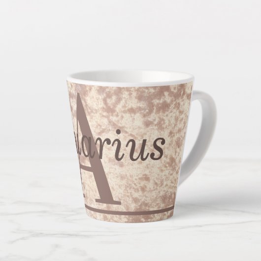 Das stilvolle Aquarius Sternzeichen Tasse Cup Gesc (Rechte Ecke)