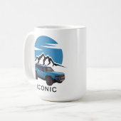 Das stilvolle Iconic Outdoor Vehicle Kaffeetasse (Vorderseite Links)