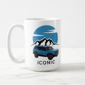 Das stilvolle Iconic Outdoor Vehicle Kaffeetasse (Links)