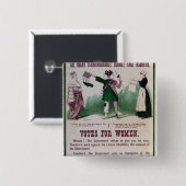 Das Stimmrecht-Plakat der Frauen Button (Vorne & Hinten)