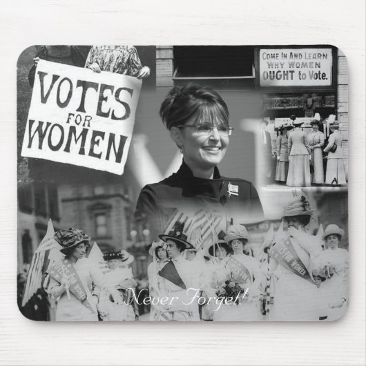 Das Stimmrecht Sarah Palin Mousepad der Frauen (Vorne)