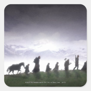 Das Stipendium des Ring Quadratischer Aufkleber