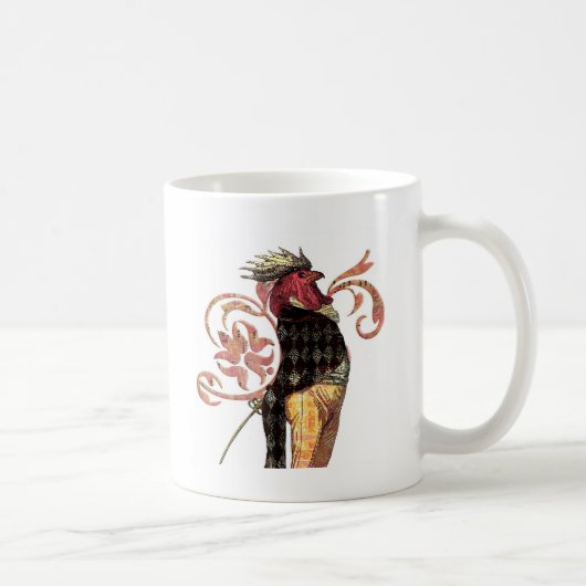 Das stolze Rooster Kaffeetasse (Rechts)