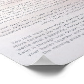 Das Stone Poster (Ecke)