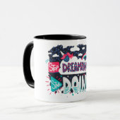 Das Stop Dreaming Zitat Tasse (Vorderseite Links)