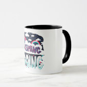 Das Stop Dreaming Zitat Tasse (VorderseiteRechts)