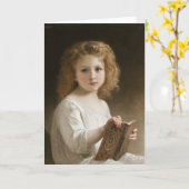 Das Storybook - William Bouguereau Karte (Gelbe Blume)