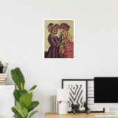 Das strahlende Lächeln der Liebe Poster (Heimbüro)