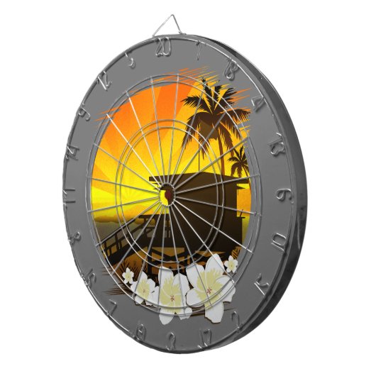 Das Strandleben Dartscheibe (Vorderseite rechts)