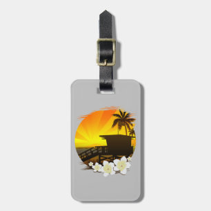 Das Strandleben Gepäckanhänger