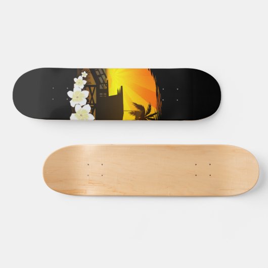 Das Strandleben Skateboard (Horizontal)