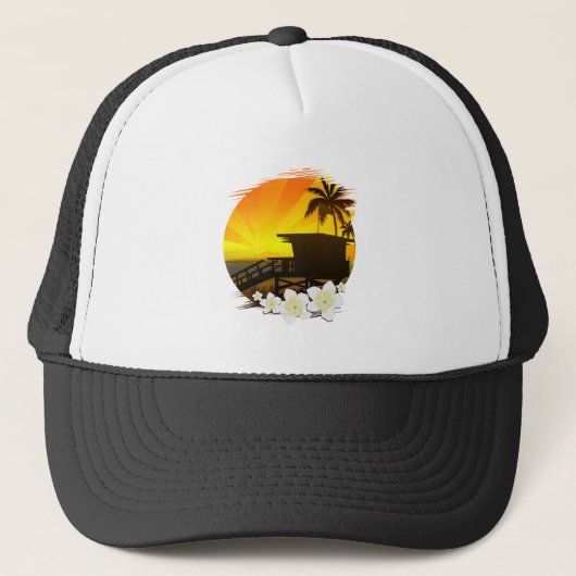 Das Strandleben Truckerkappe (Vorderseite)