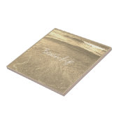 Das Strandleben zitiert klares Wasser Golden Künst Fliese (Seite)