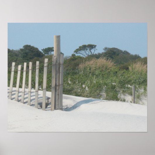 Das Strandposter drucken Poster (Vorne)