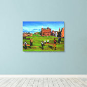 Das Straßenloch auf Saint Andrews Leinwanddruck (Insitu (Holzboden))