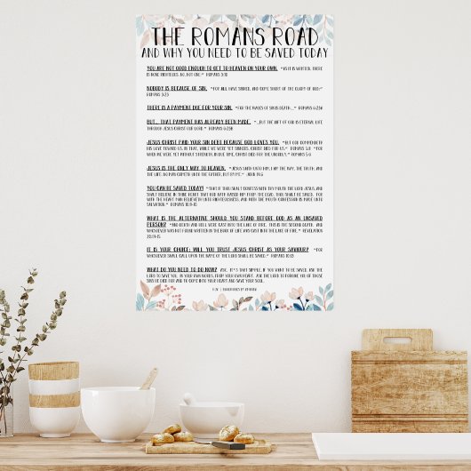 Das Straßenplakat der Römer Poster (Küche)