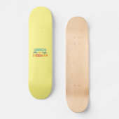 Das Streben bereichern Skateboard (Vorderseite)