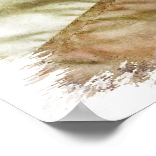 Das Streben nach dem "Flag"-Poster Poster (Ecke)