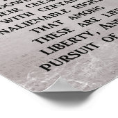 Das Streben nach Glück im Leben - Kunstdruck Poster (Ecke)