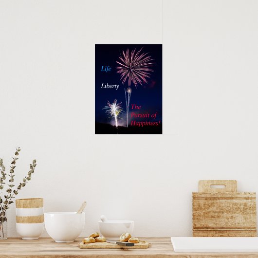 Das Streben nach Glück! Poster (Küche)