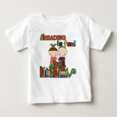 Das Strichmännchen-Kinderablesen ist- Spaß Baby T-shirt (Vorderseite)