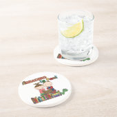 Das Strichmännchen-Kinderablesen ist- Spaß Getränkeuntersetzer (Seite)